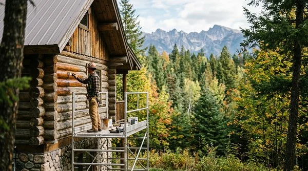 log home maintenance